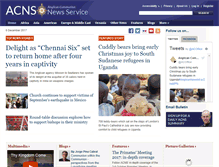 Tablet Screenshot of anglicannews.org